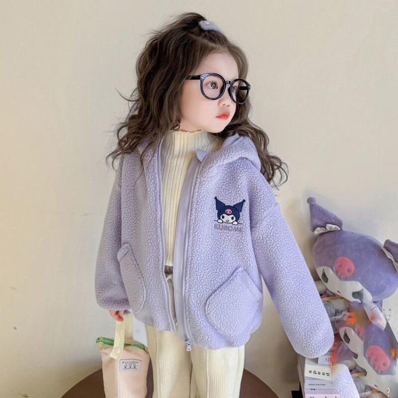 Hot Sanrio Girls Velvet Long-S - Embroidery Cotton Shirt ulasan dan harga