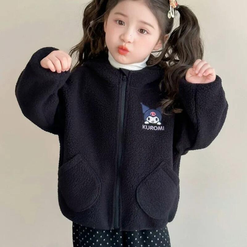 Hot Sanrio Girls Velvet Long-S - Embroidery Cotton Shirt ulasan dan harga
