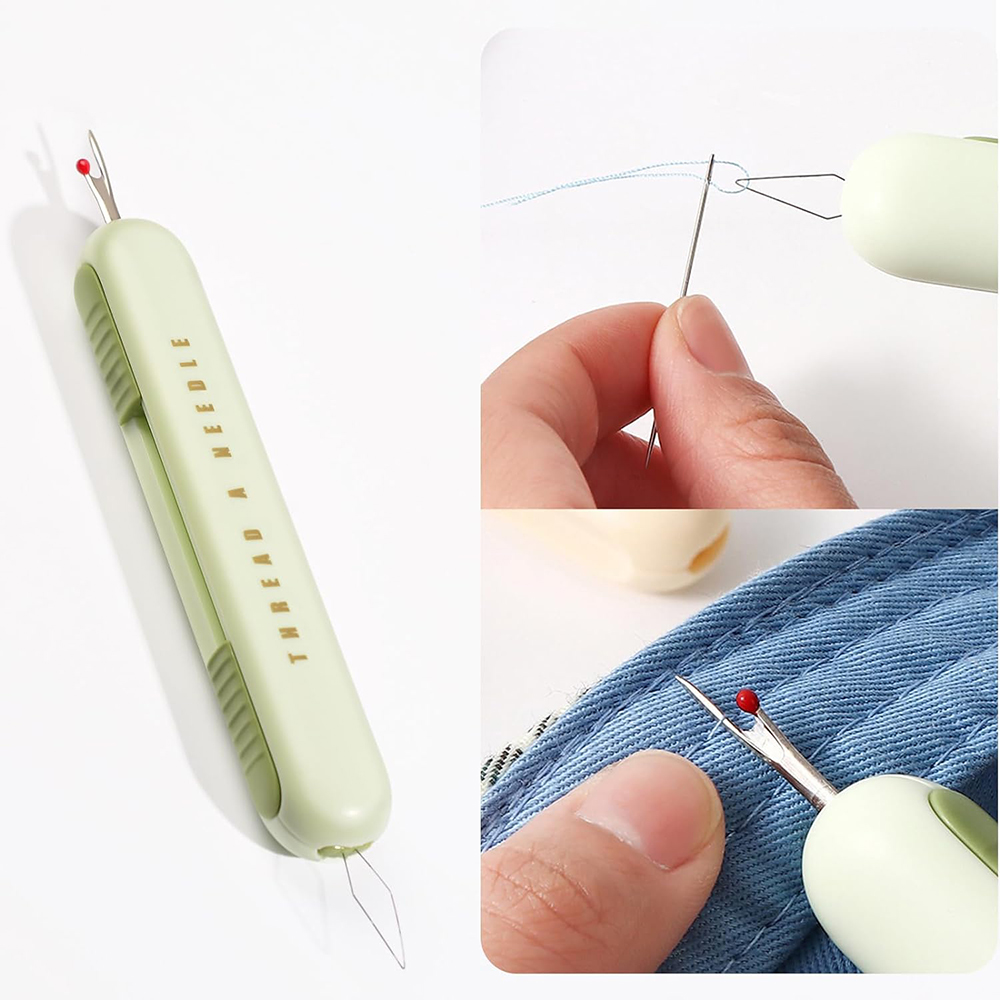 2 in 1 Needle Threader Seam Ri - Embroidery Removal Tool ulasan dan harga