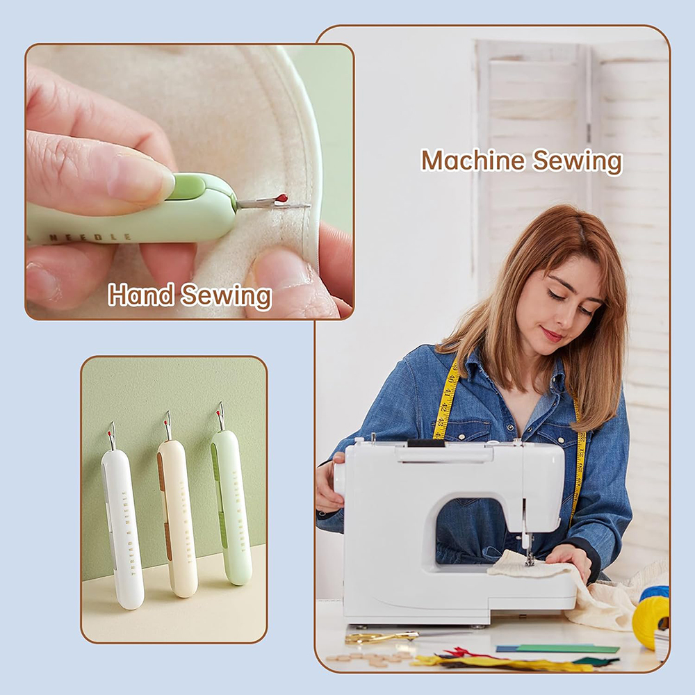 2 in 1 Needle Threader Seam Ri - Embroidery Removal Tool ulasan dan harga