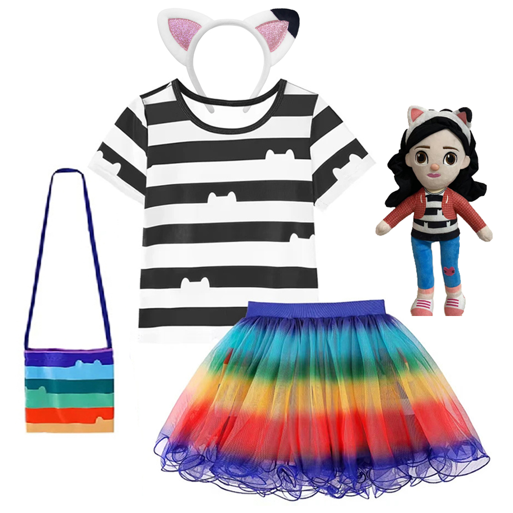Children Skirt Sets Ggabby Dol - Embroidery Cat ulasan dan harga