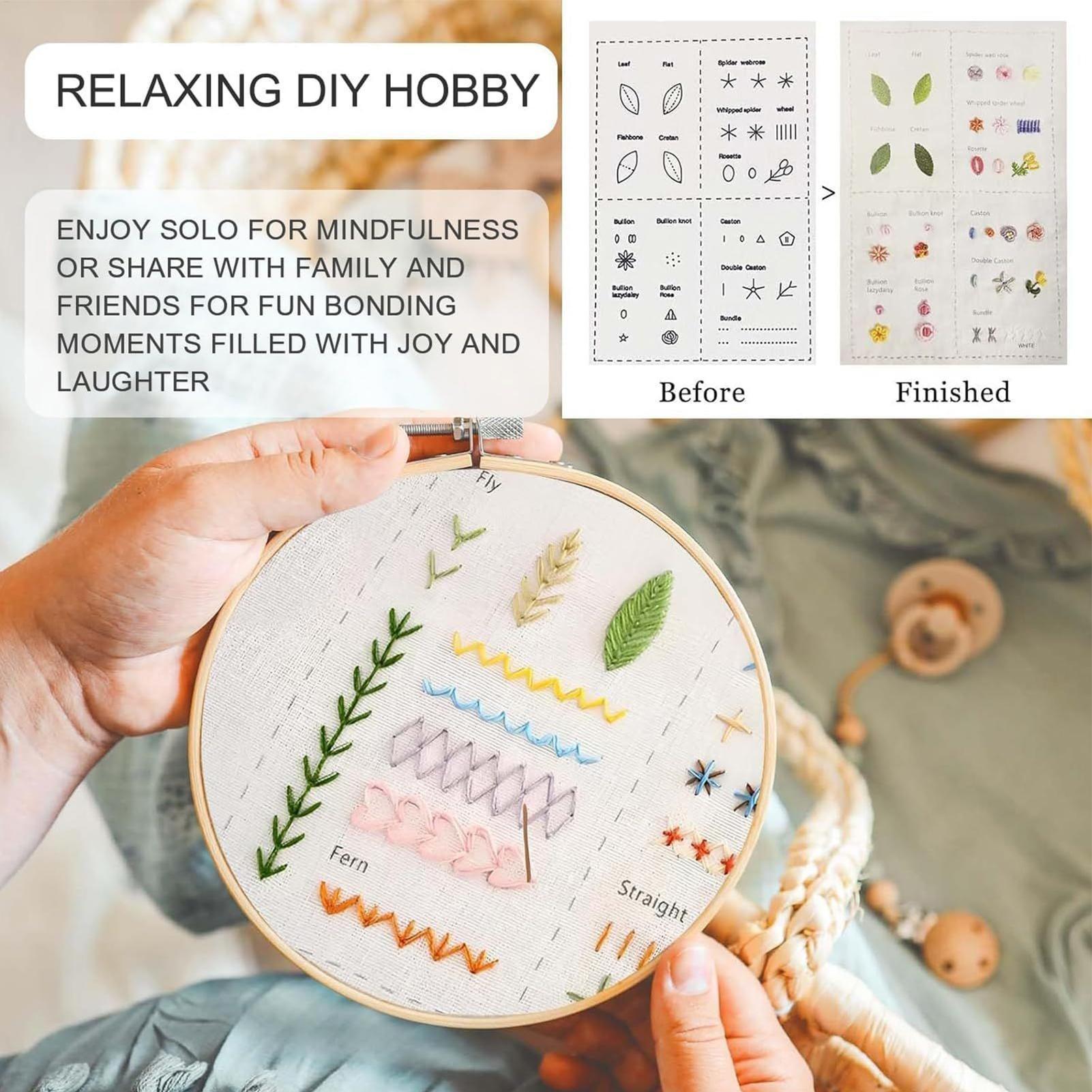 Embroidery Stitches Book Embro - Embroidery Guide Book ulasan dan harga