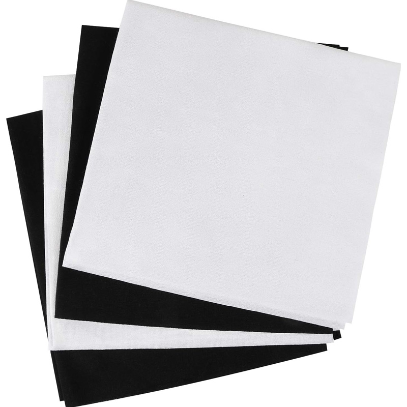4 Pieces of Linen Fabric, Soli - Embroidery In The Piece ulasan dan harga