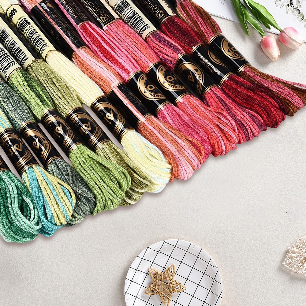 105 Yards Stitch Floss Embroid - Embroidery Stitch ulasan dan harga