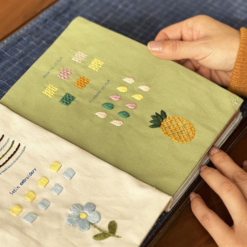QX2E Handmade Embroidery Stitc - Embroidery Guide Book ulasan dan harga