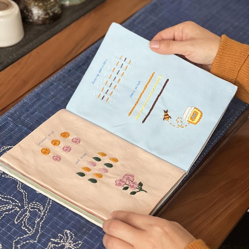 QX2E Handmade Embroidery Stitc - Embroidery Guide Book ulasan dan harga