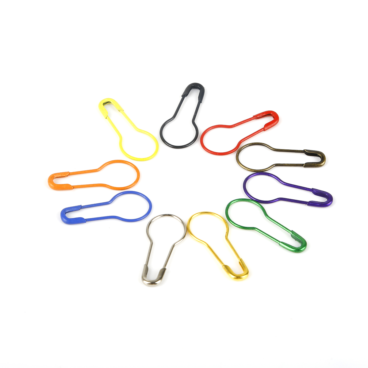 100pcs/lot Colorful Knitting C - Stitch Marker Ring ulasan dan harga