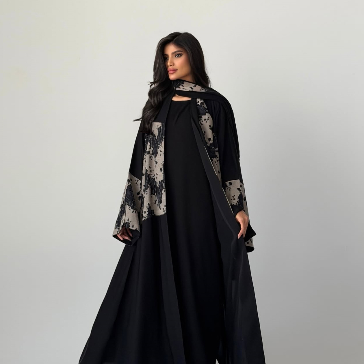 Women Eid Abaya Hijab 2 Piece  - Embroidery Arabic ulasan dan harga