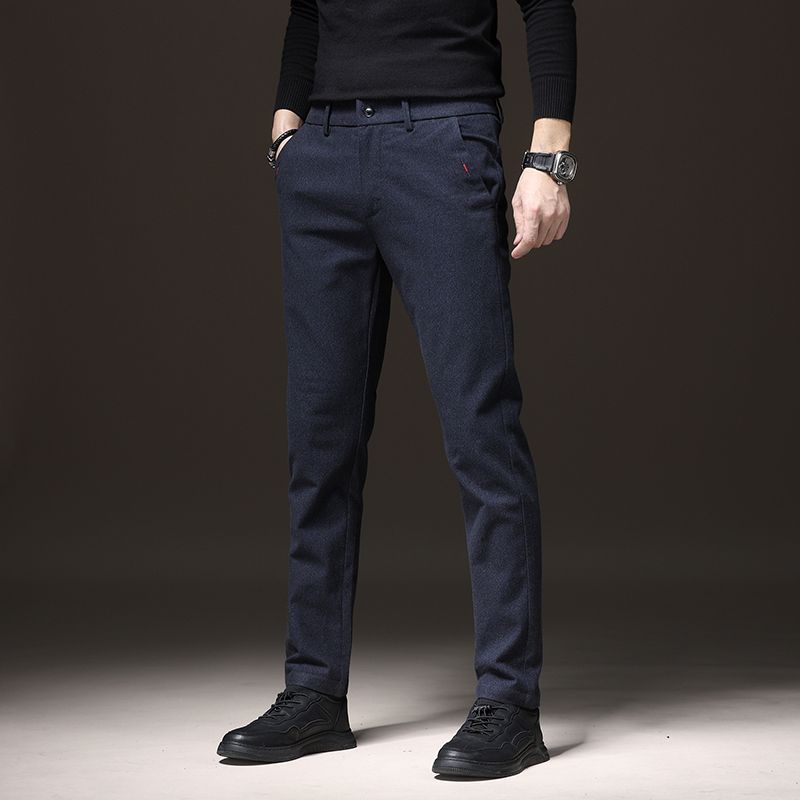 Spring Autumn Men's Casual Pan - Embroidery Jersey ulasan dan harga