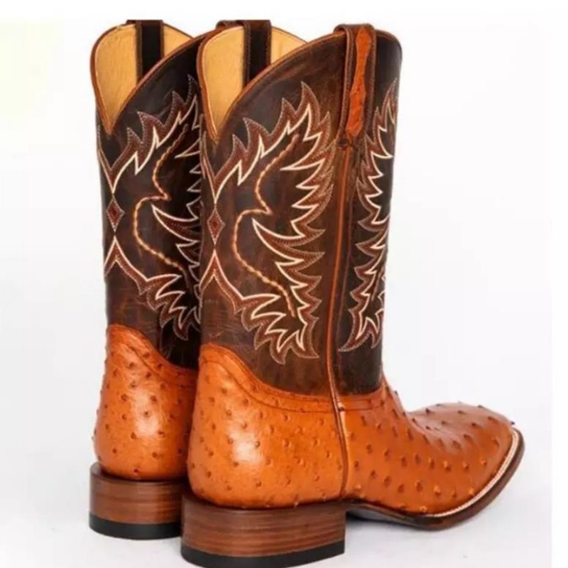 Men High Boots Embroidery Retr - Embroidery Stitch ulasan dan harga