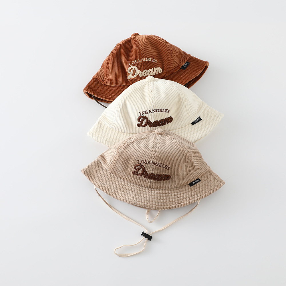 Baby Solid Color Sunscreen Hat - Embroidery Cap ulasan dan harga