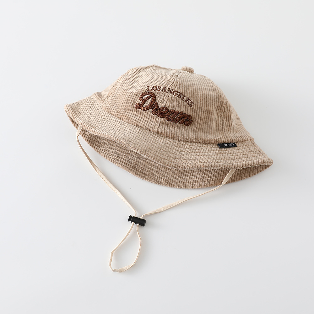 Baby Solid Color Sunscreen Hat - Embroidery Cap ulasan dan harga