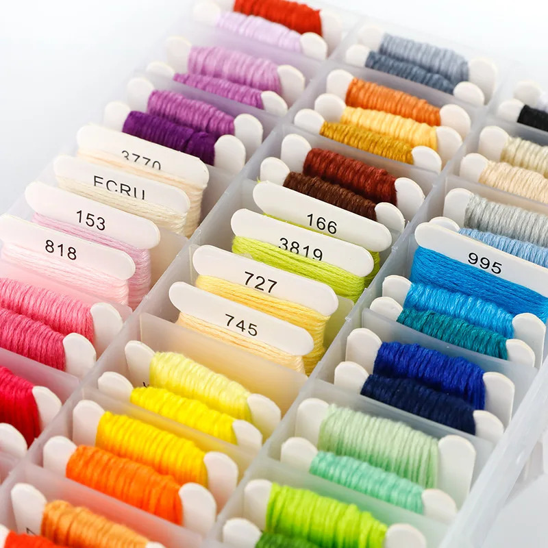 100% Cotton Embroidery Thread  - Embroidery Stitch ulasan dan harga