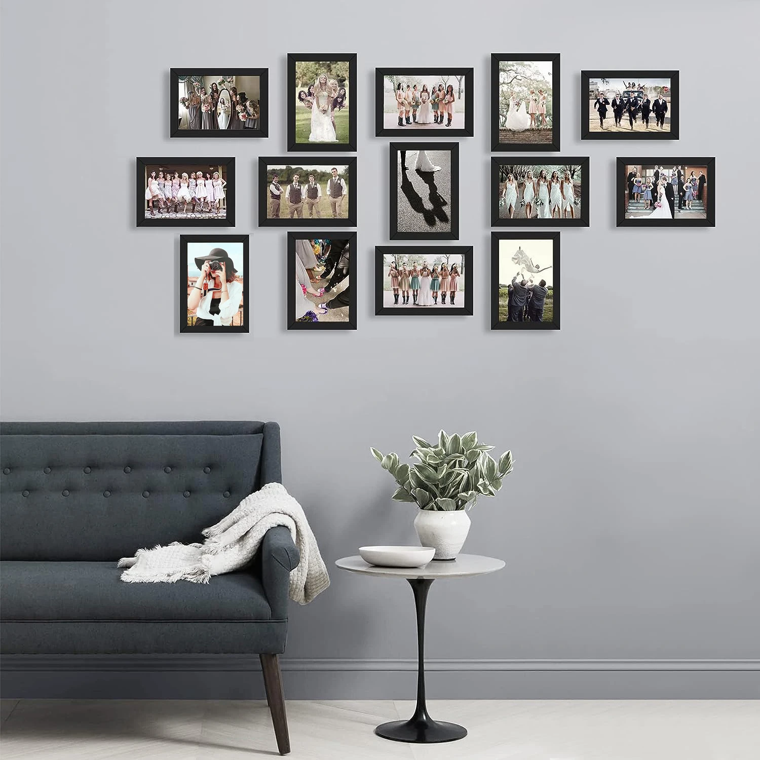 4x6IN 14pcs/Set Picture Frames - Frame Display Wood ulasan dan harga