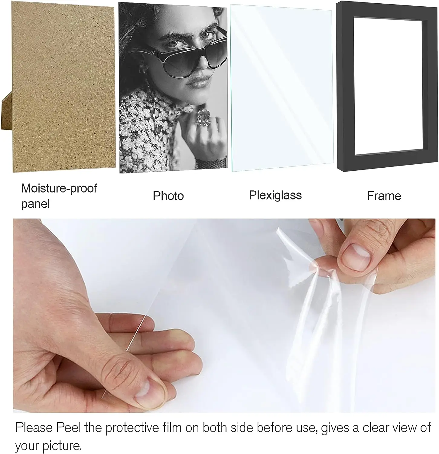 4x6IN 14pcs/Set Picture Frames - Frame Display Wood ulasan dan harga