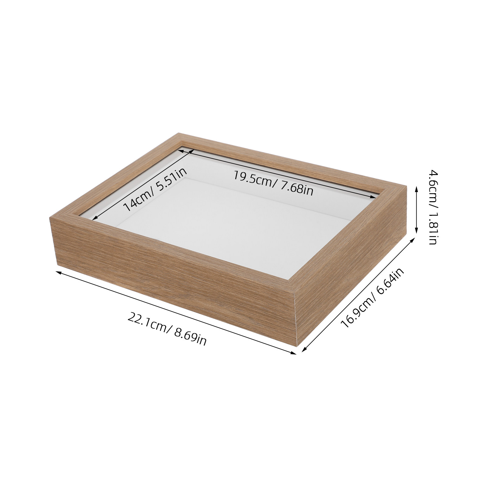Wooden Framed Bug Display Case - Frame Display Wood ulasan dan harga
