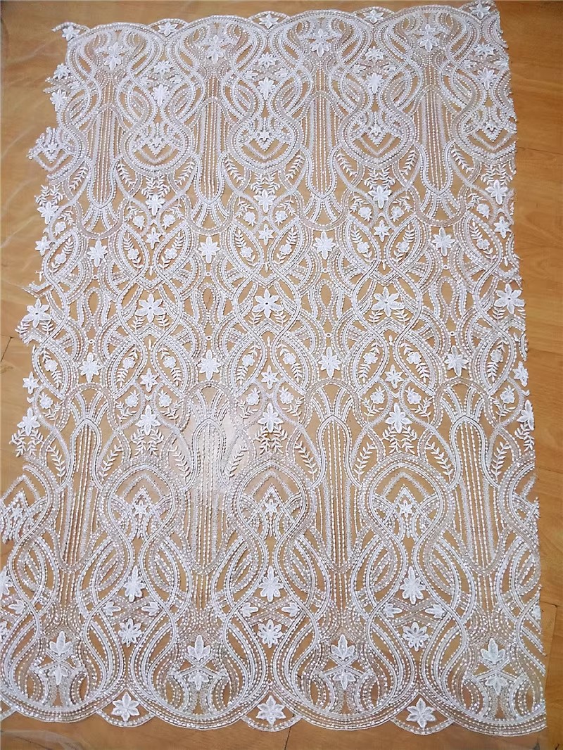 1yard High quality mesh fabric - Embroidery Beads ulasan dan harga